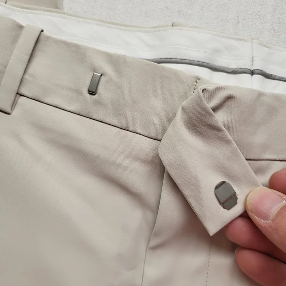 New RLX Ralph Lauren Golf Pants Mens 38x32 Beige Performance Stretch Straight Pants